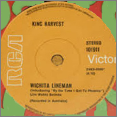 Wichita Lineman B/W Summer In The City by King Harvest