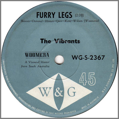 Furry Legs B/W Maybe Tomorrow by The Vibrants