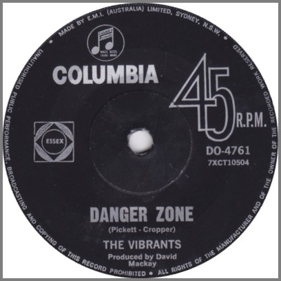 Danger Zone B/W Something About You, Baby by The Vibrants