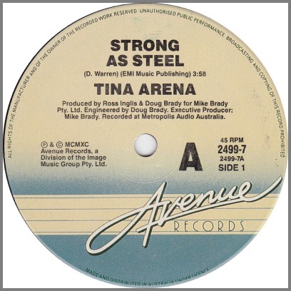 Strong As Steel by Tina Arena