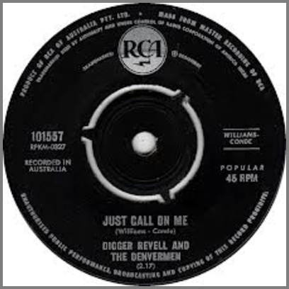 Just Call On Me B/W Mr. Moon, Mr. Cupid And I by The Denvermen