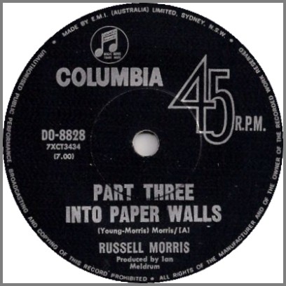 Part Three Into Paper Walls by Russell Morris