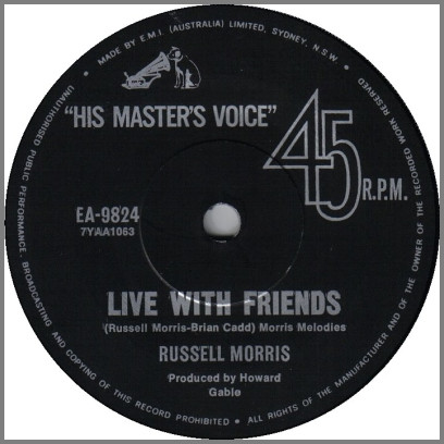 Live With Friends by Russell Morris