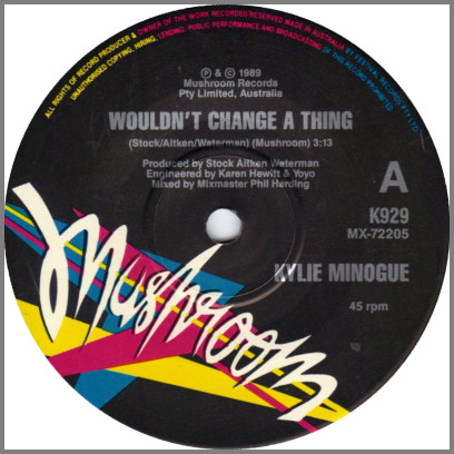 Wouldn't Change A Thing by Kylie Minogue