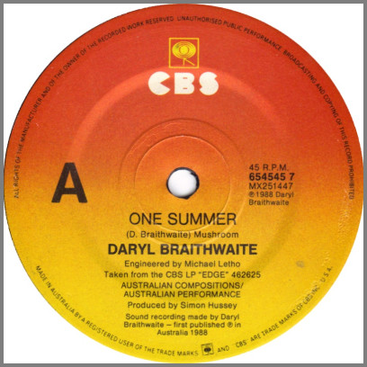 One Summer by Daryl Braithwaite