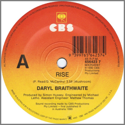 Rise by Daryl Braithwaite