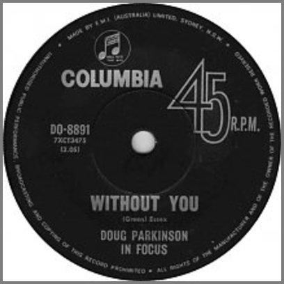 Without You/Hair by Doug Parkinson