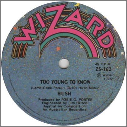 Too Young To Know B/W Lies by Hush