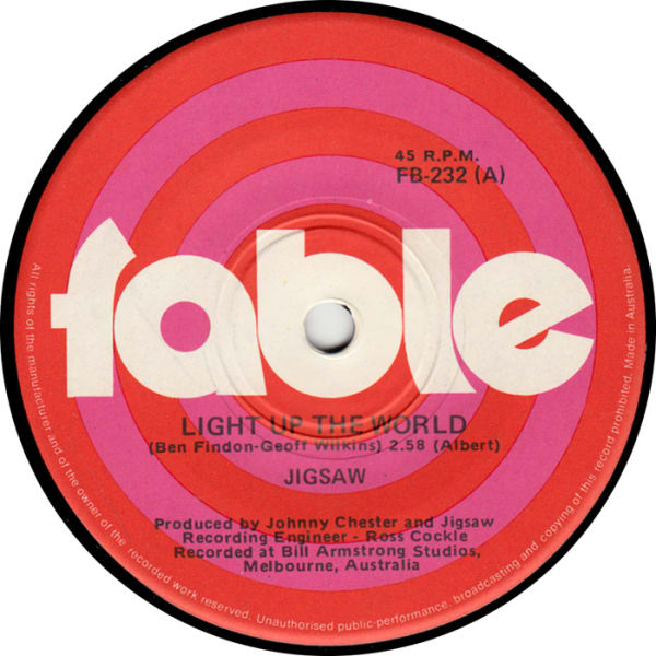 Light Up The World B/W Take Me Daddy