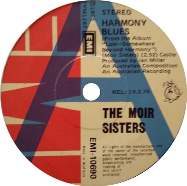 Harmony Blues B/W Stop The Music