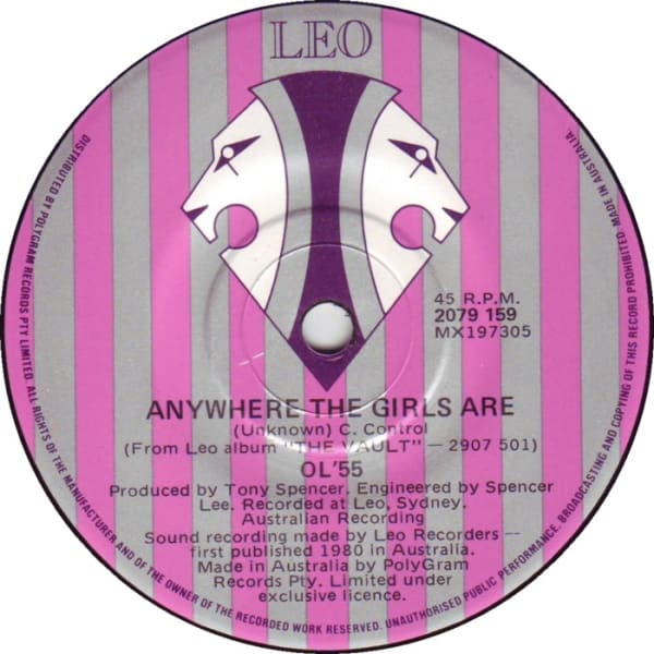Anywhere The Girls Are B/W You've Got What It Takes