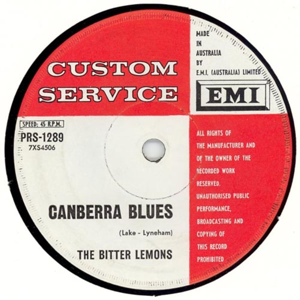 Canberra Blues B/W One More Chance
