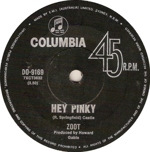 Hey Pinky B/W Strange Things