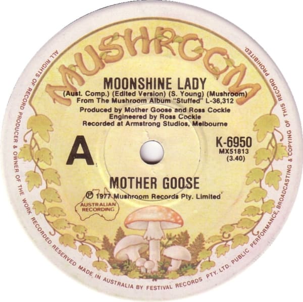 Moonshine Lady B/W Somebody Broke My Heart