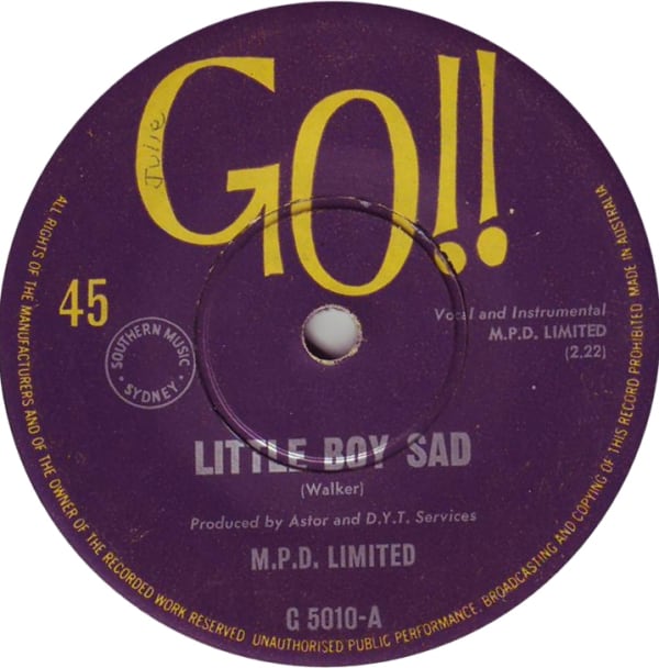Little Boy Sad B/W Wendy, Don't Go