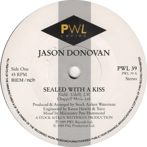 Sealed With A Kiss
