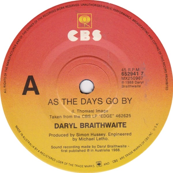 As The Days Go By