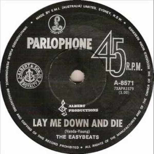 Lay Me Down And Die B/W See Line Woman