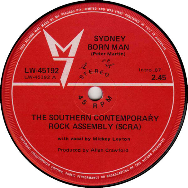 Sydney Born Man B/W (Hear The) Falling Dew