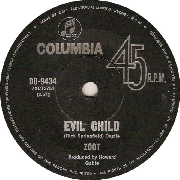 Evil Child B/W The Freak