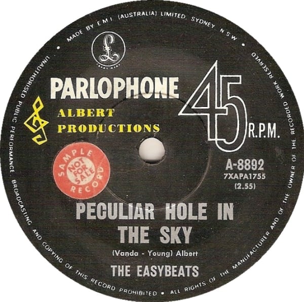 Peculiar Hole In The Sky B/W H.P. Man