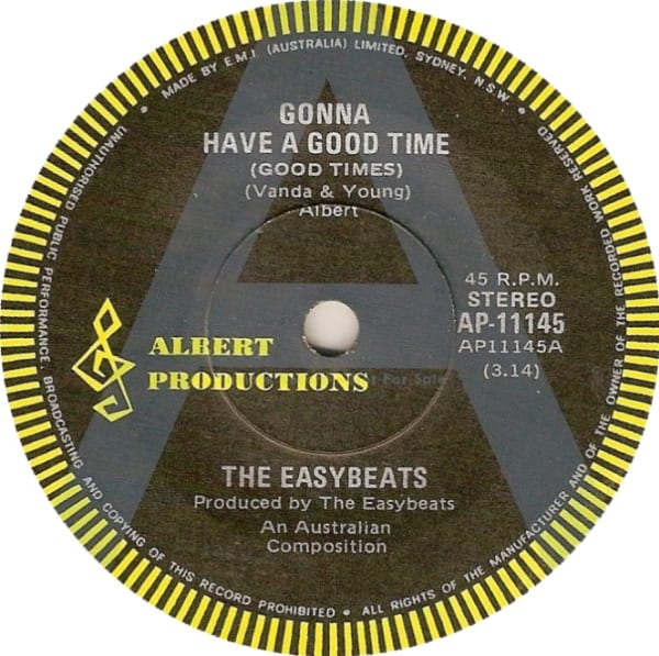 Gonna Have A Good Time (Good Times) B/W Land Of Make Believe