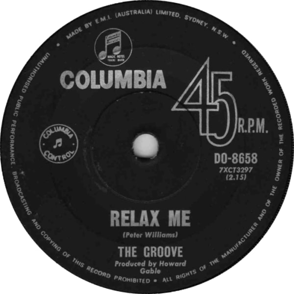Relax Me B/W Dance To The Music