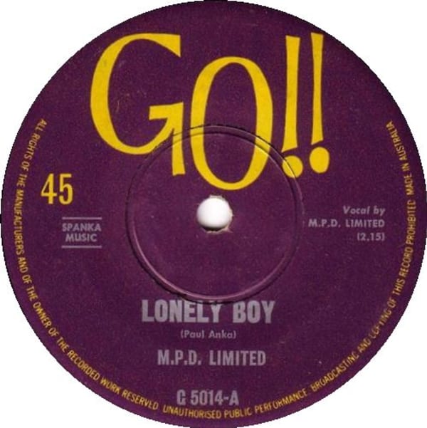 Lonely Boy B/W The Wild Side Of Life