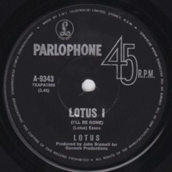 Lotus I (I'll Be Gone) B/W Epoch