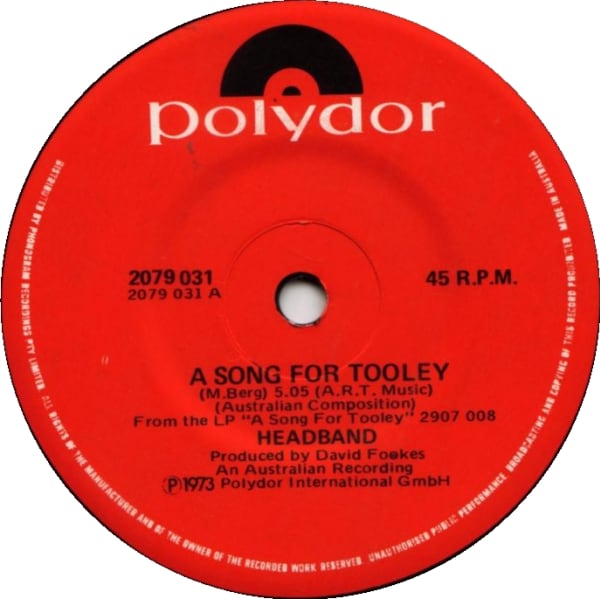 A Song For Tooley