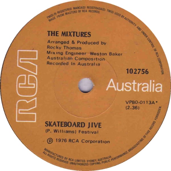 Skateboard Jive B/W Come Together For The Games