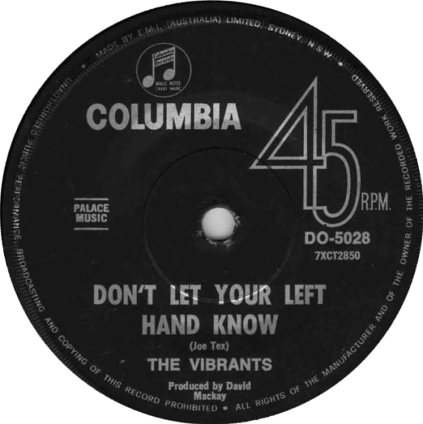 Don't Let Your Left Hand Know B/W My Prayer