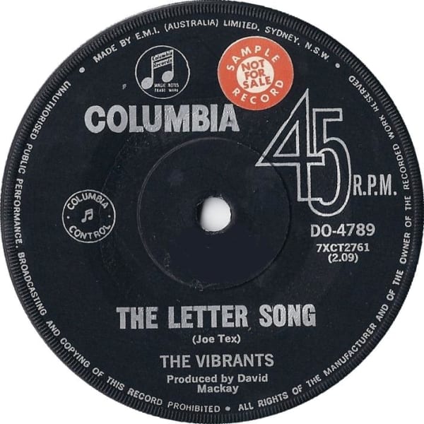 The Letter Song B/W How Sweet It Is