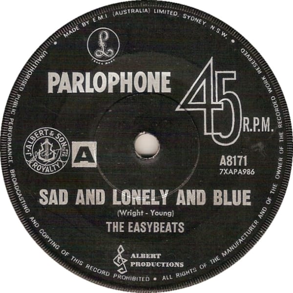 Sad And Lonely And Blue B/W Easy As Can Be