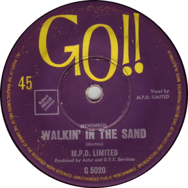 (Remember) Walkin' In The Sand B/W If You Were Mine