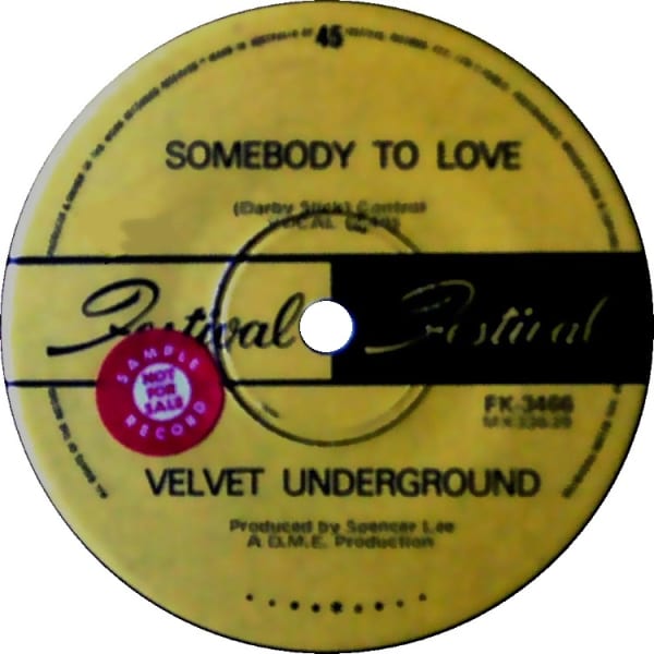 Somebody To Love B/W  She Comes In Colours