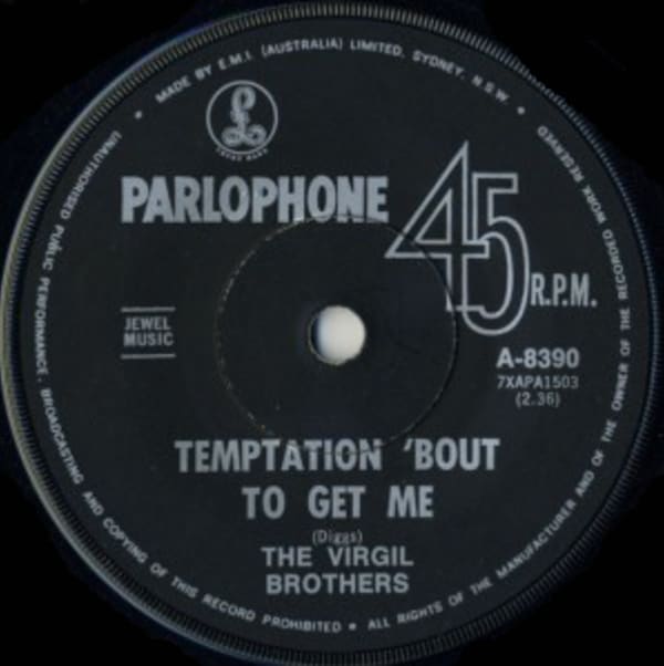 Temptation 'Bout To Get Me B/W I See Her Face