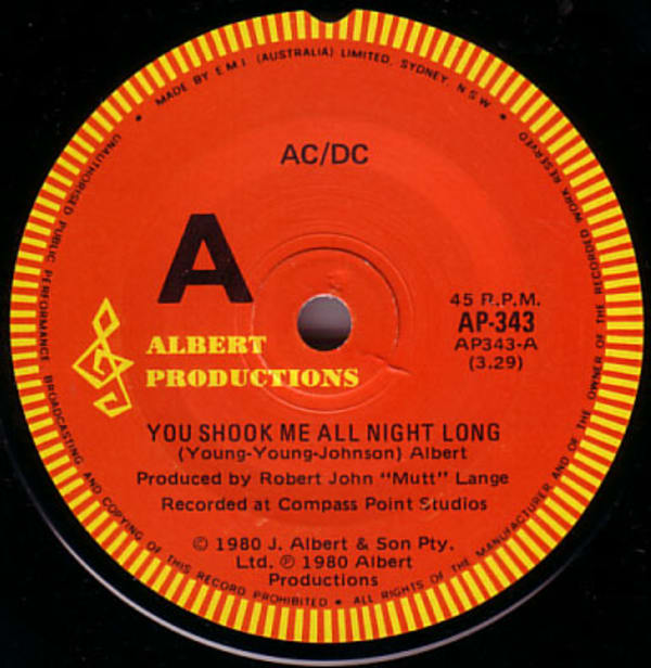 You Shook Me All Night Long