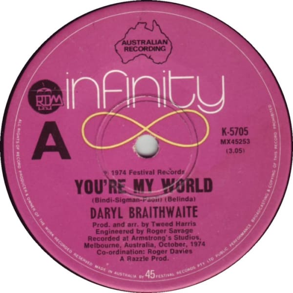 You're My World