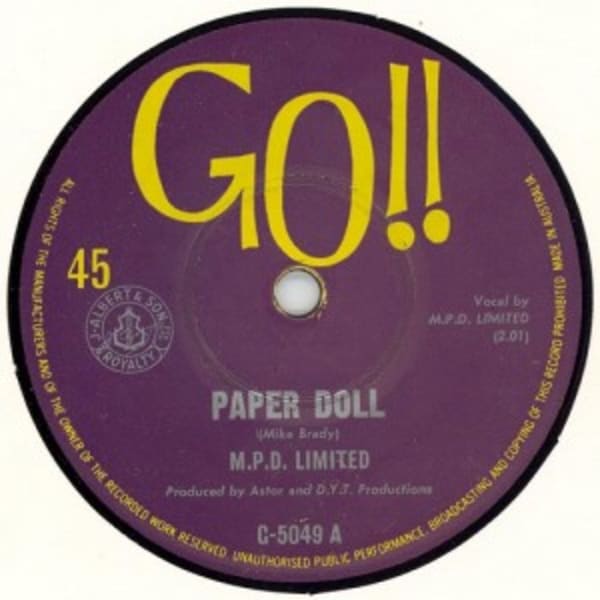 Paper Doll B/W You Might As Well Forget Him
