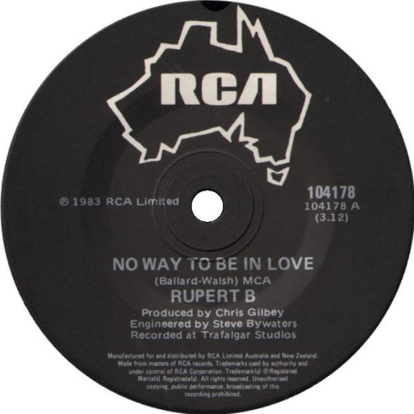 No Way To Be In Love B/W Sometimes Good Guys Don't Wear White