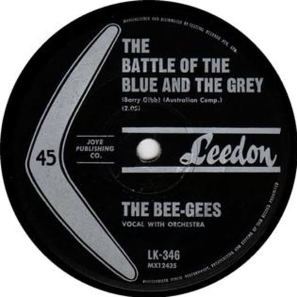 The Battle Of The Blue And The Grey B/W The Three Kisses Of Love