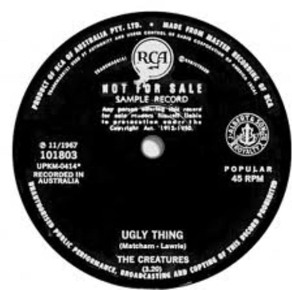 Ugly Thing B/W Your One And Only Man