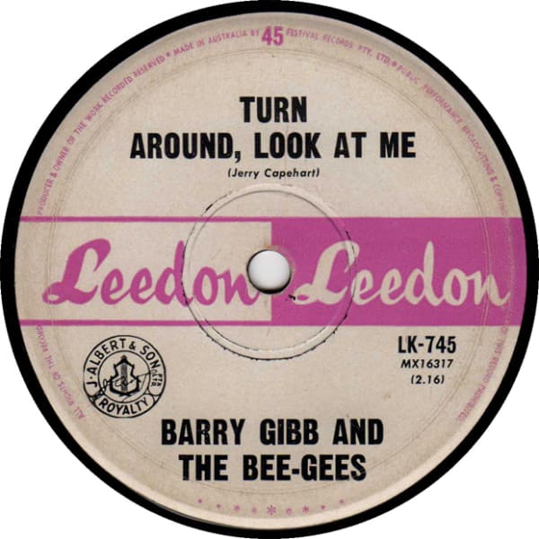 Turn Around, Look At Me B/W Theme From Jaimie McPheeters