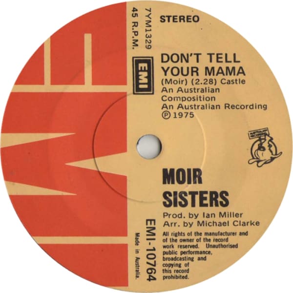 Don't Tell Your Mama	B/W Wandering Home