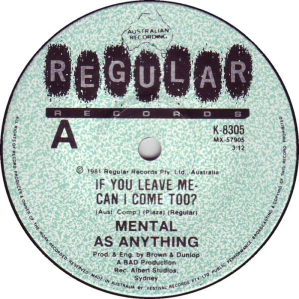 If You Leave Me, Can I Come Too?