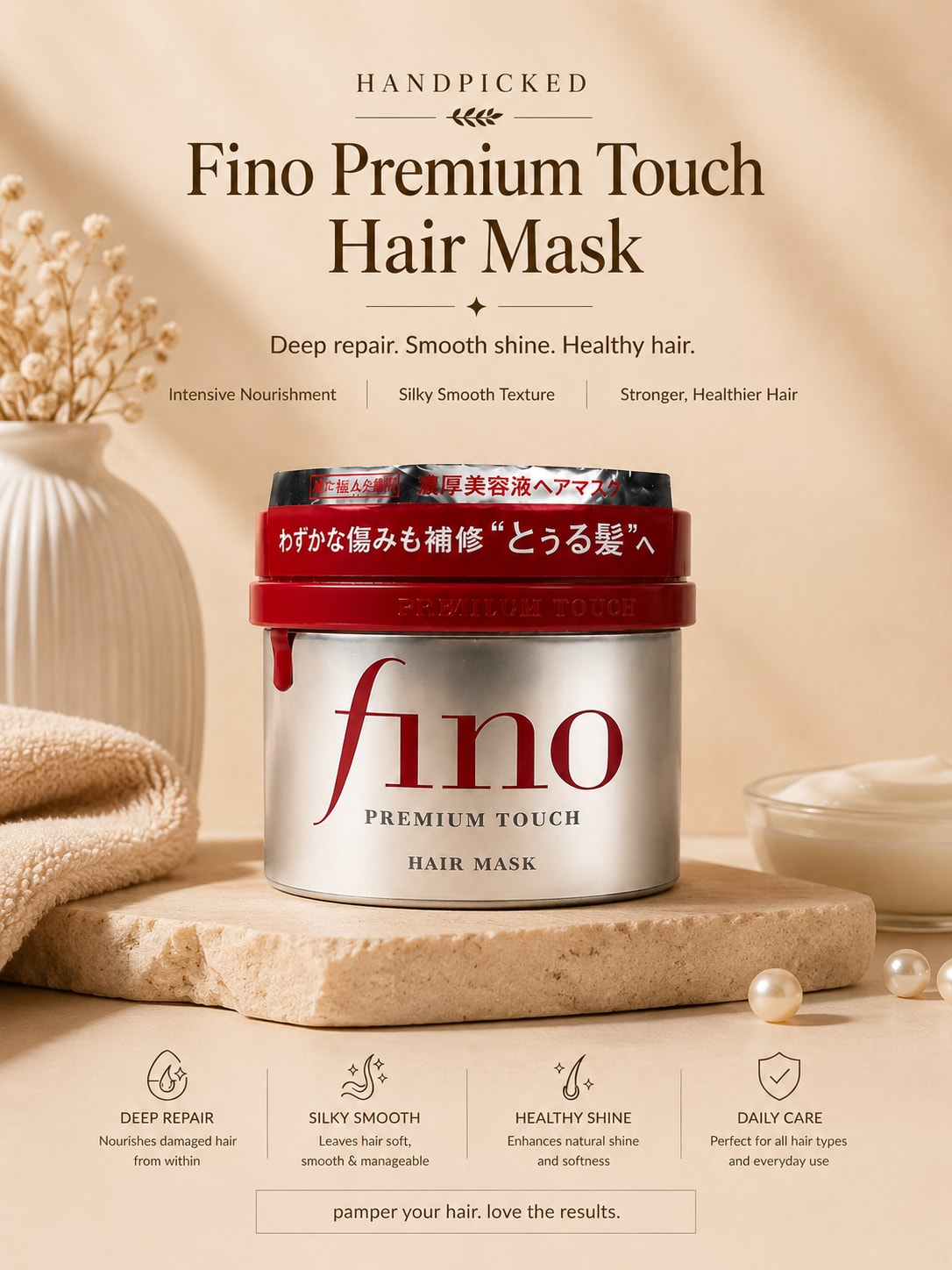 Fino Premium Touch Hair Mask 230g in  – Skincare from Handpicked