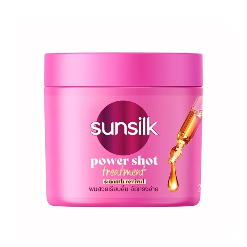 Sunsilk Treatment Power Shot Smooth Revival 250 Ml in Pink – Hair Care from Handpicked