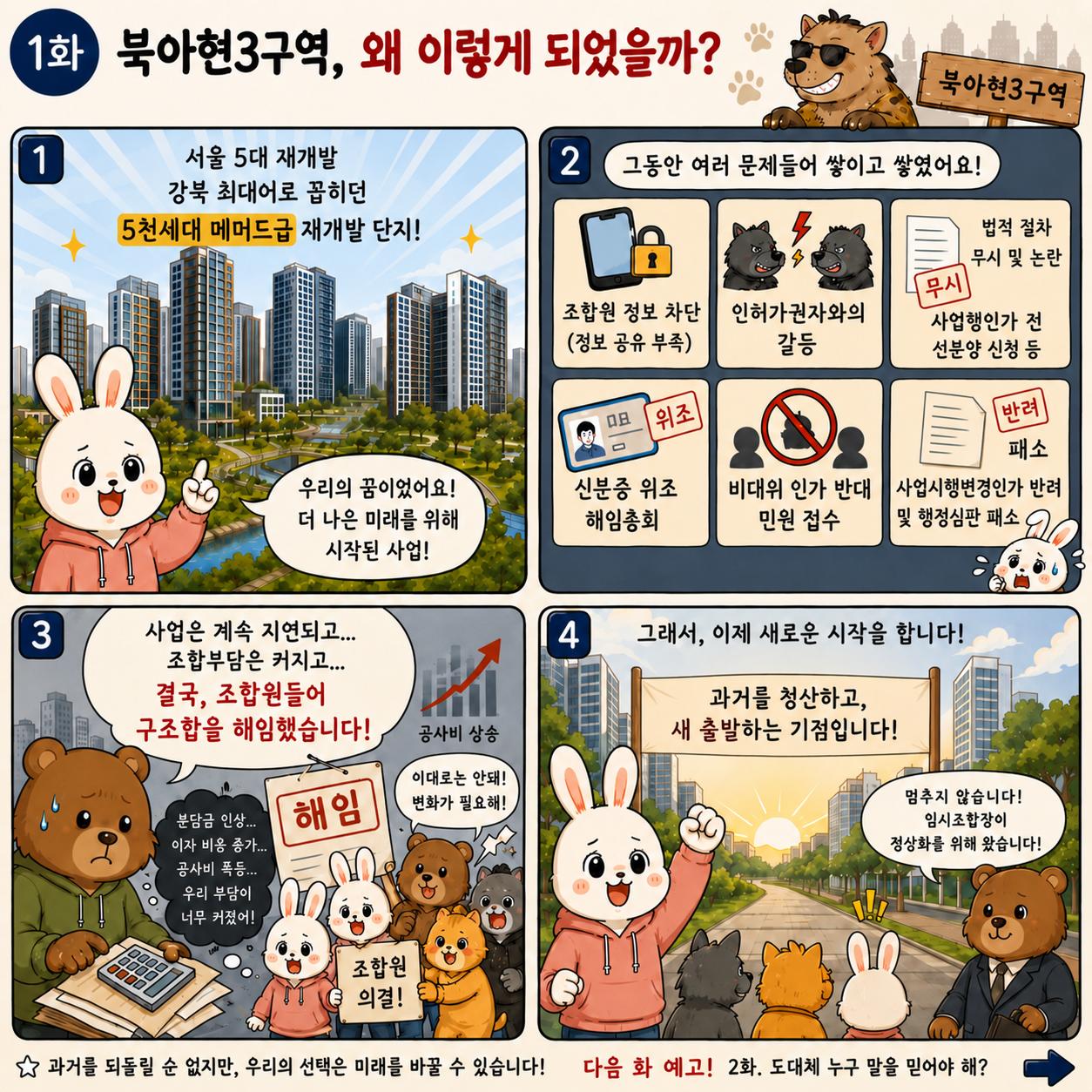 1화 — 북아현3구역, 왜 이렇게 되었을까?