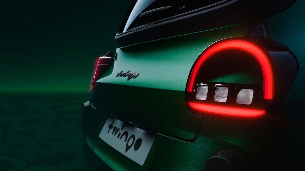 Image of the rear of Twingo